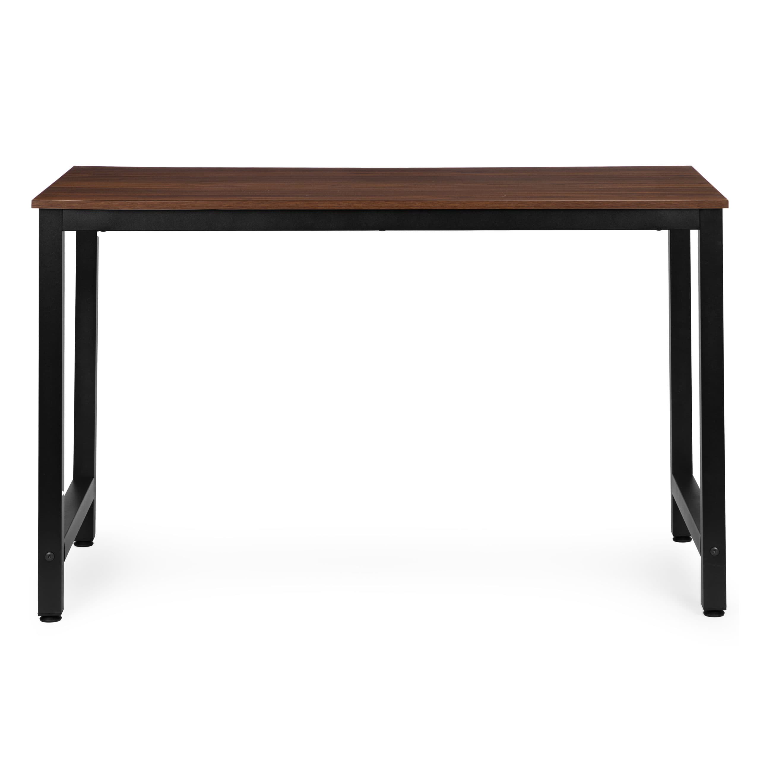 Biurko komputerowe szkolne stół 120x60 cm ciemny orzech ModernHome